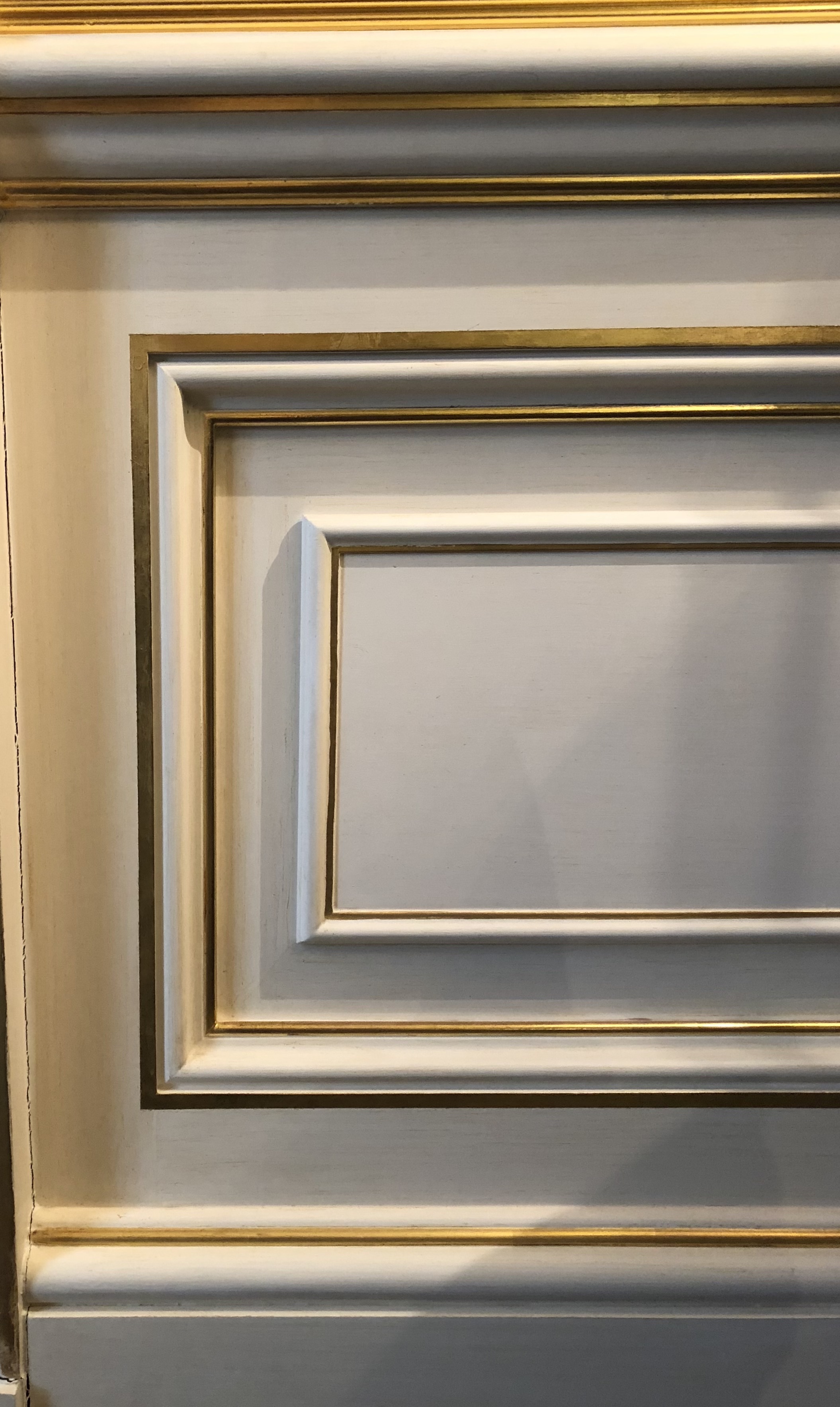 Gilded dado panelling